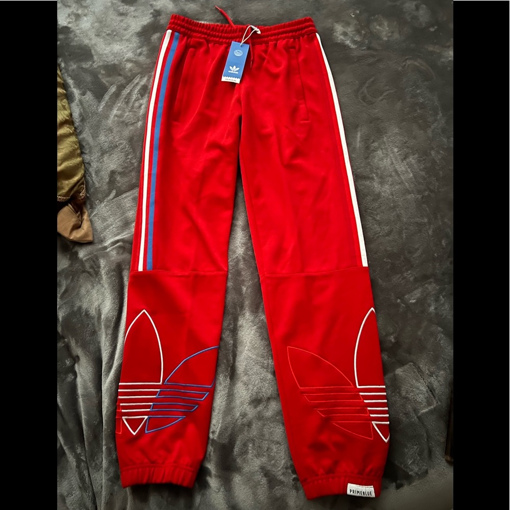 Adidas trefoil track pants